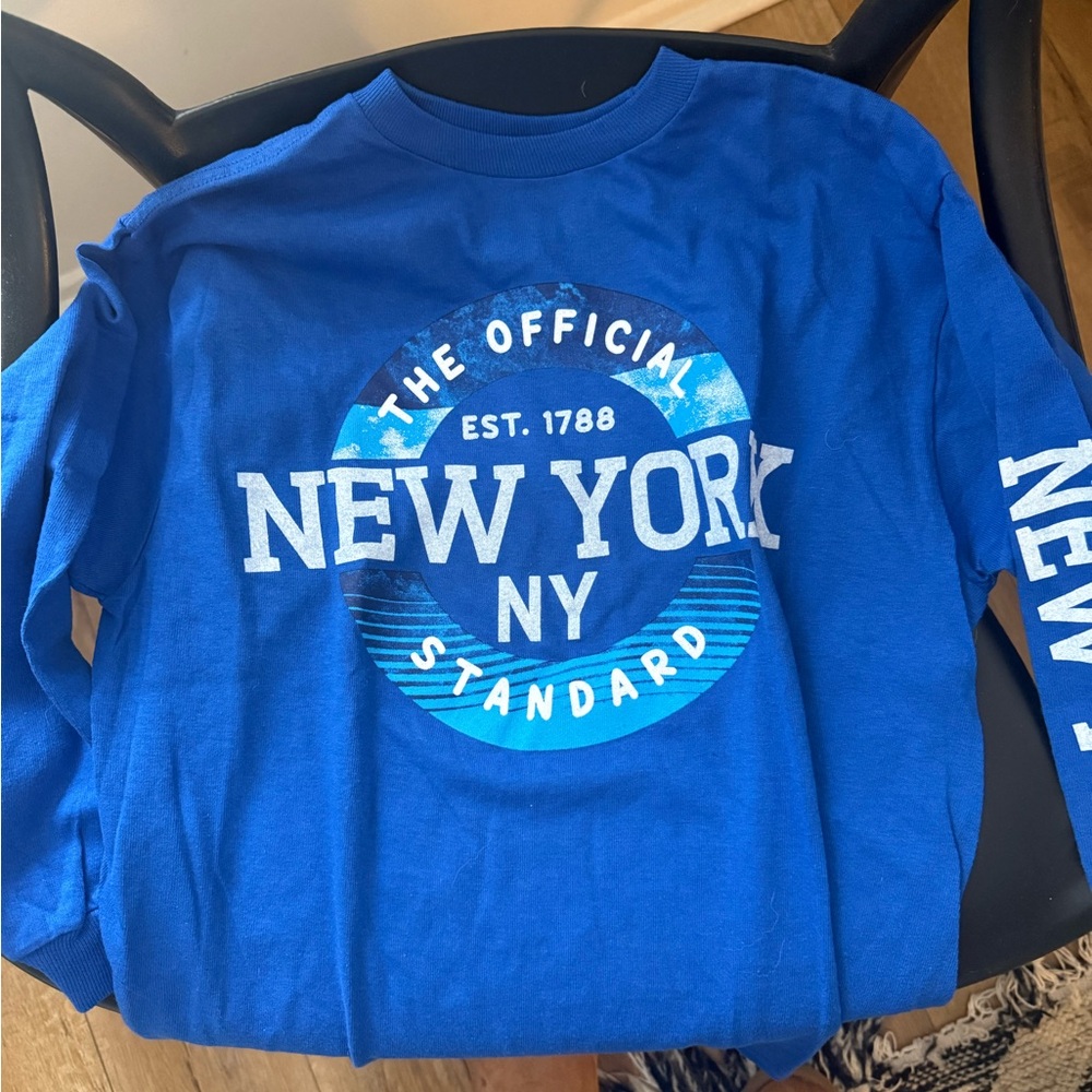 Delta Blue New York Long Sleeve Tee